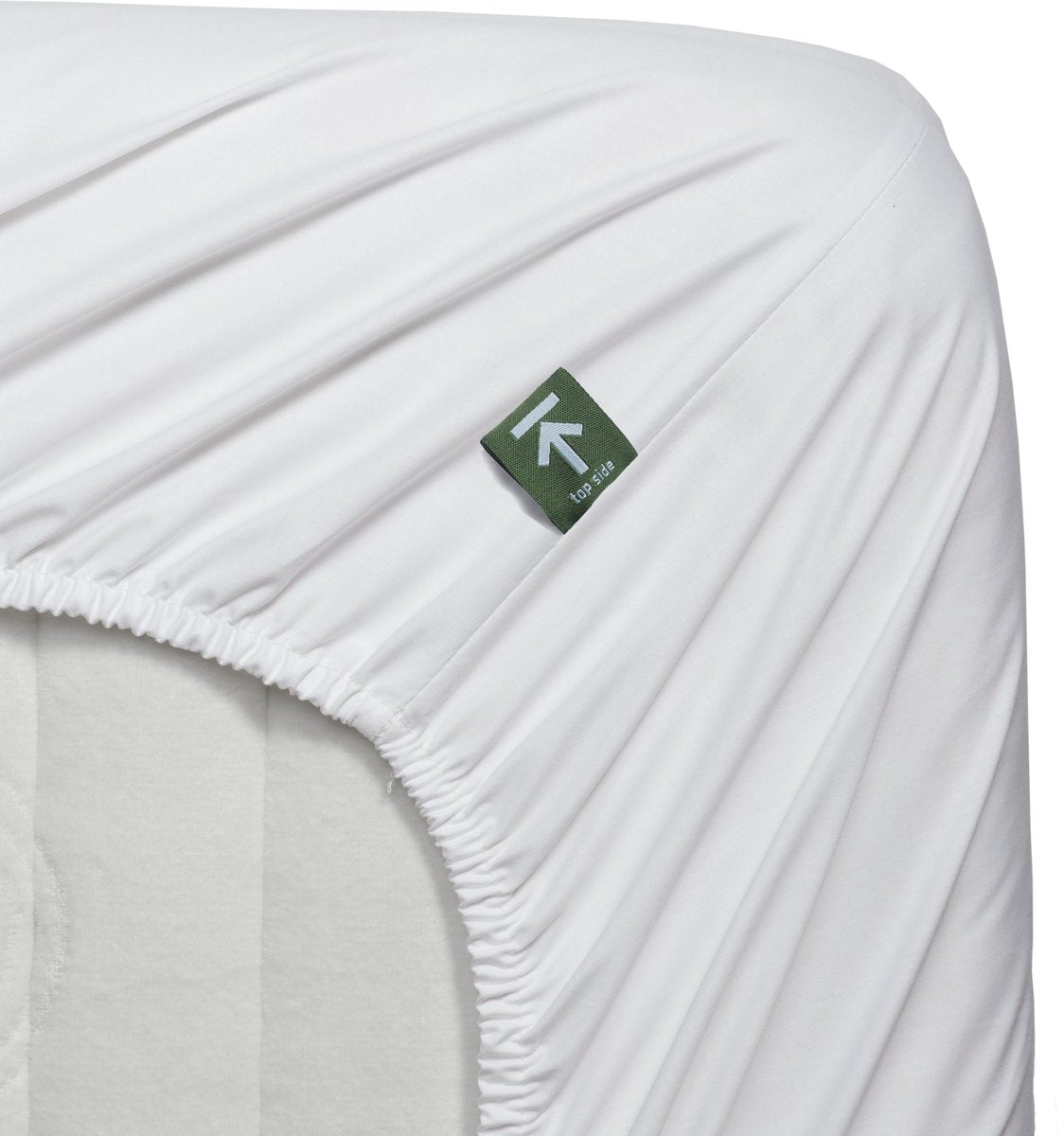 Beddinghouse percale katoen - topper hoeslaken - 180x220 - wit