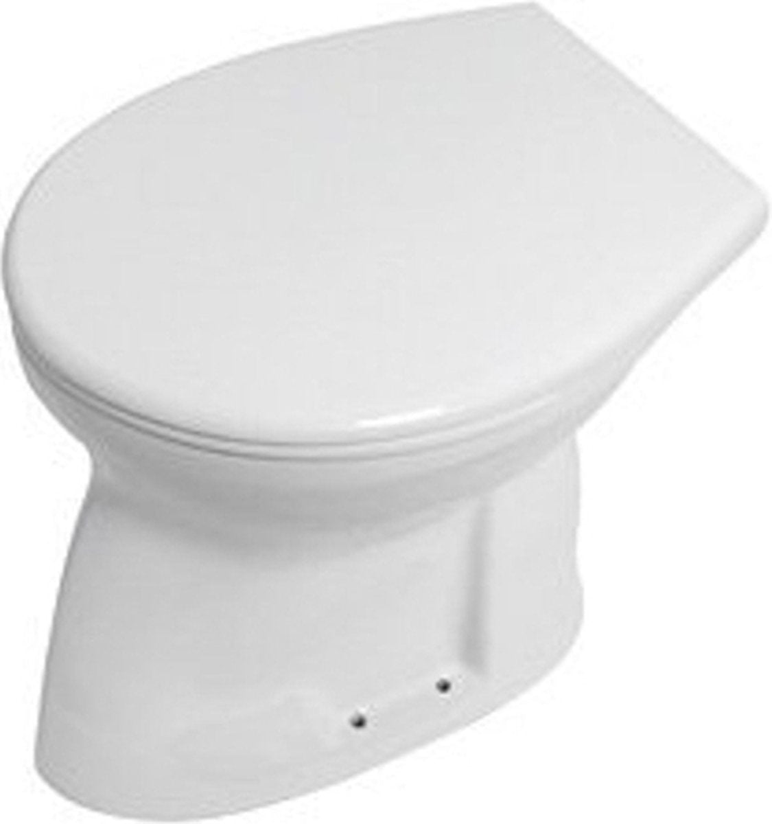 Plieger brussel closetpot vlakspoel ao 35.5x46.5cm wit