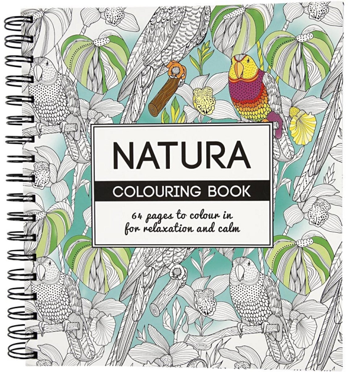 Creativ company kleurboek voor volwassenen natura spiraalgebonden