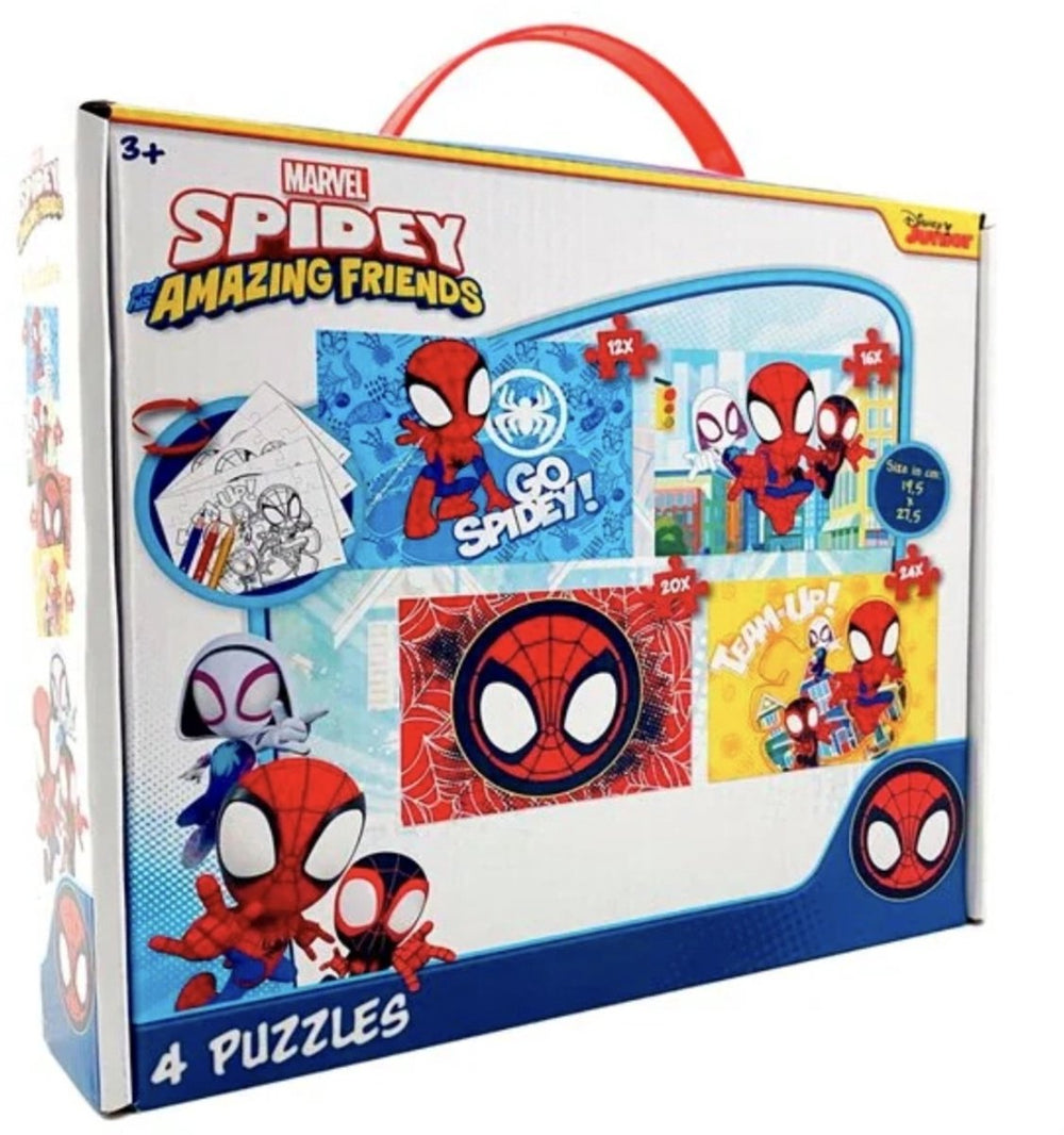 Disney spidey 4in1 puzzelset