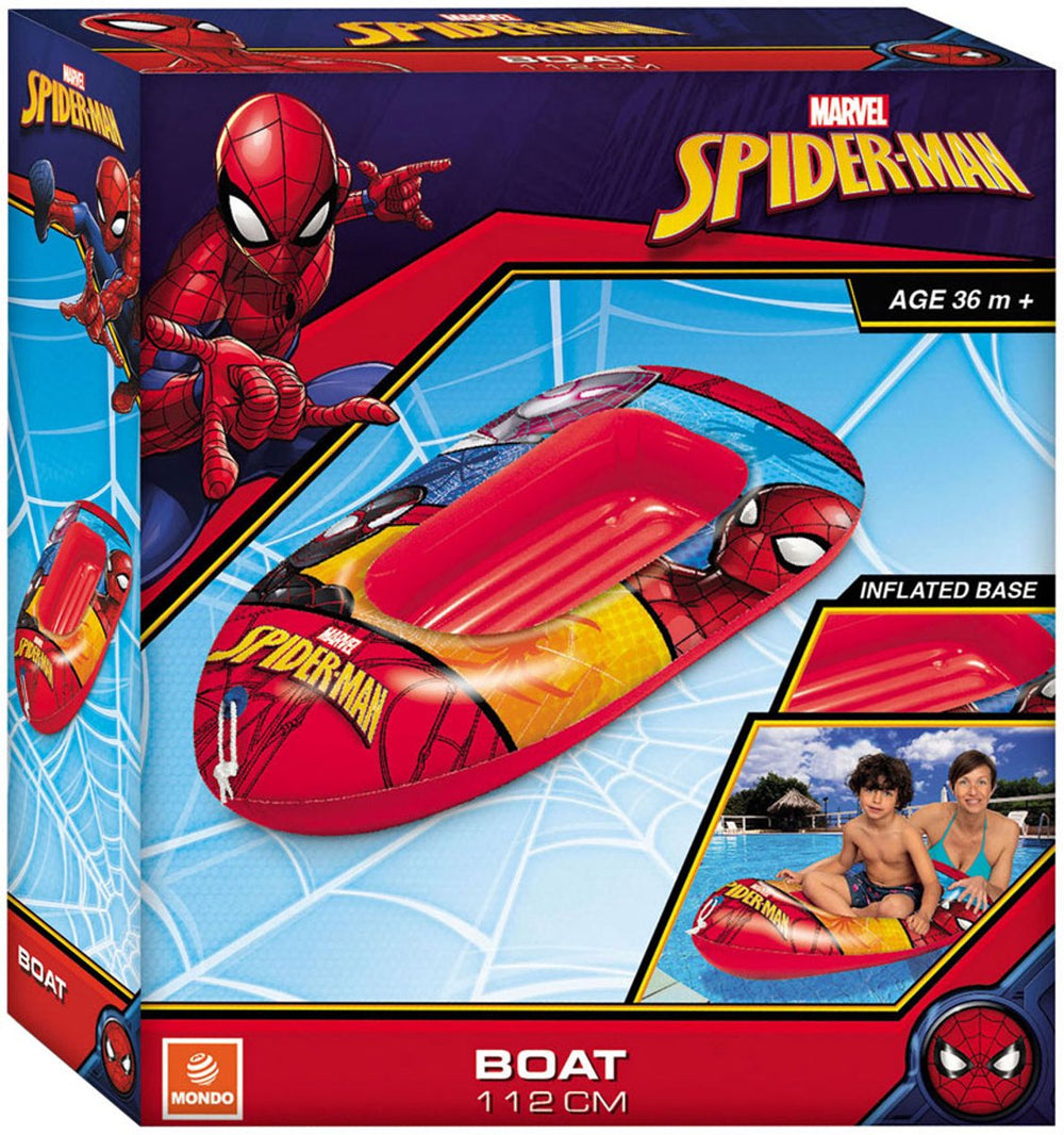 Mondo opblaaslaars spiderman, 112cm