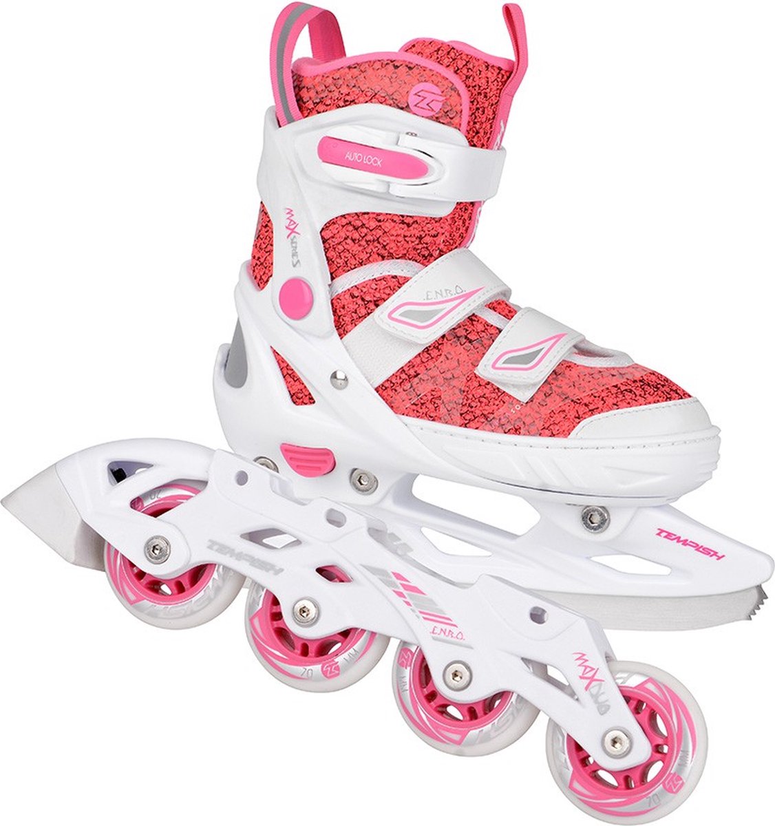 Tempish - enbo duo - skates - kinderen - roze 37-40