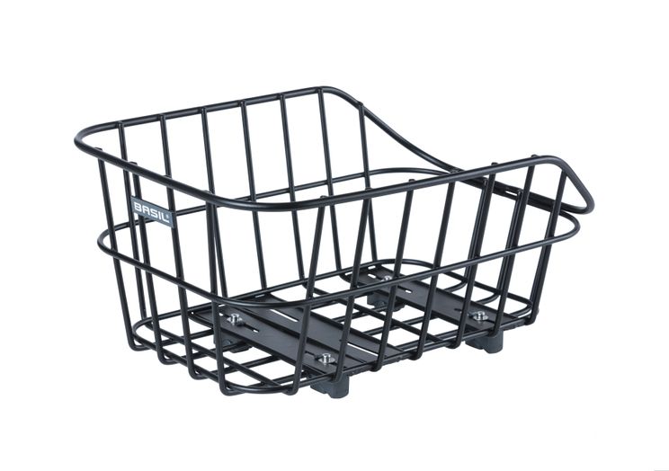 Basil Cento Alu WSL - achtermand - 22 liter - mat zwart