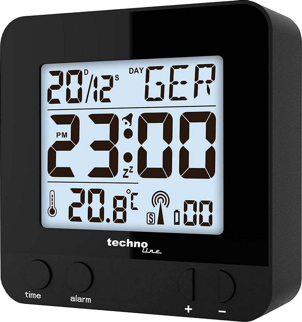 Technoline radio gestuurde wekker - datum - temperatuur - wt 235