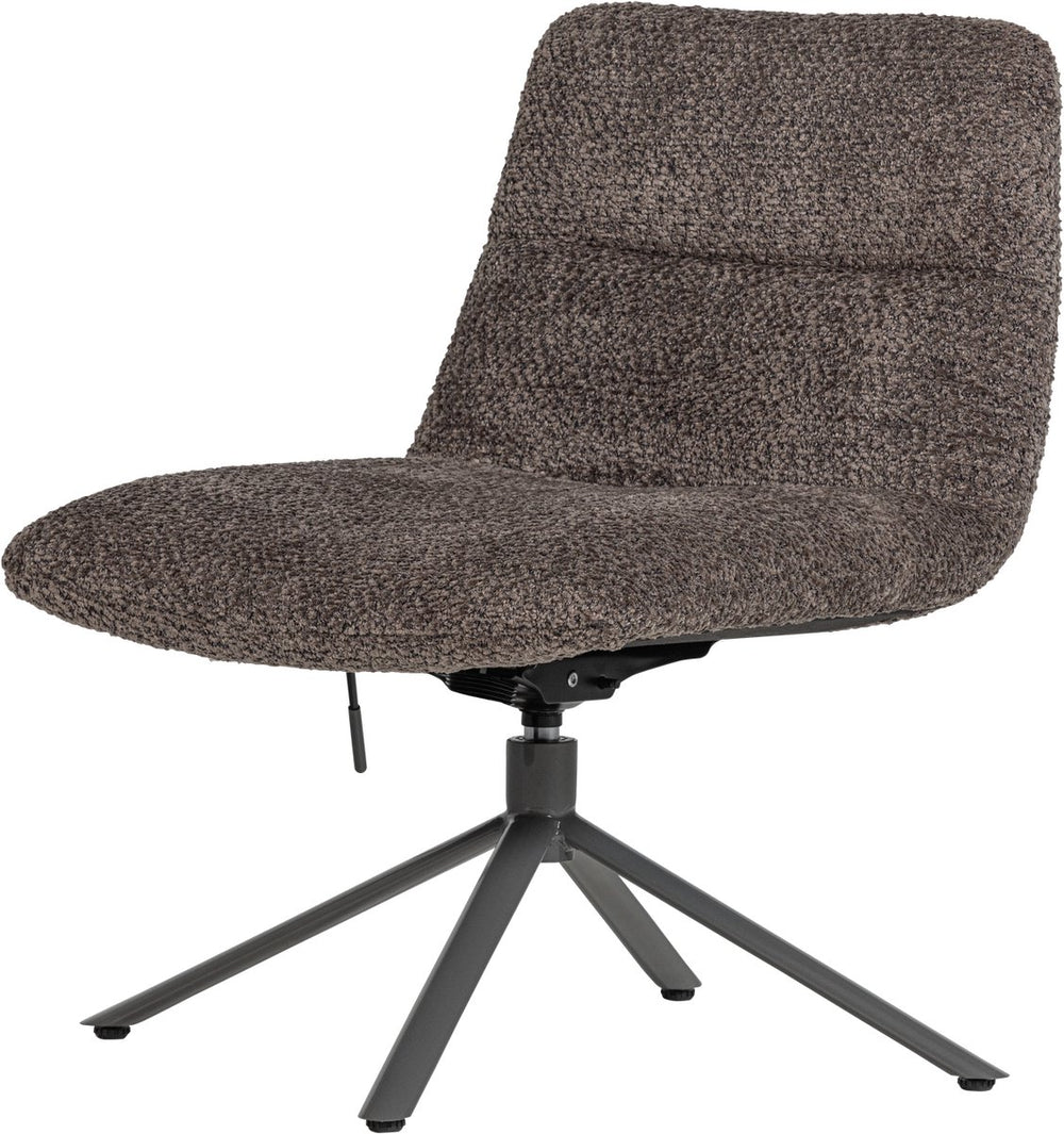 Woood soren draaifauteuil verstelbaar - wollig - bruin - 82x73x62