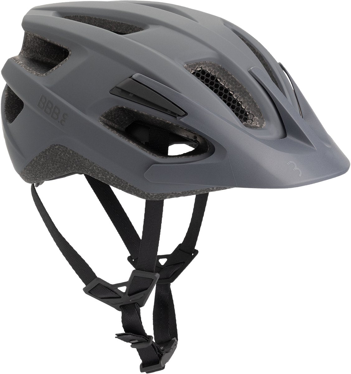 Bbb cycling kite 3.0 fidlock fietshelm volwassenen - mtb helm racefiets helm - wielrenhelm - fietshelm dames - fietshelm heren - mat donker grijs maat l (58-61cm) - bhe-30