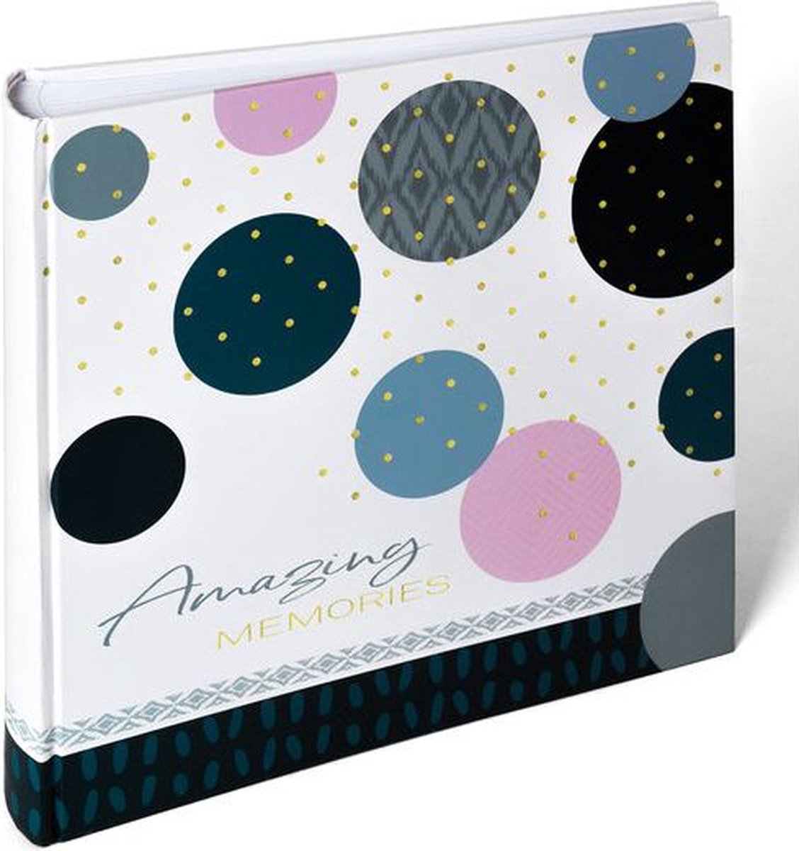Walther design - mx-485-l - amazing memories - fotoalbum - 30x30 cm - 100 pagina's - blauw