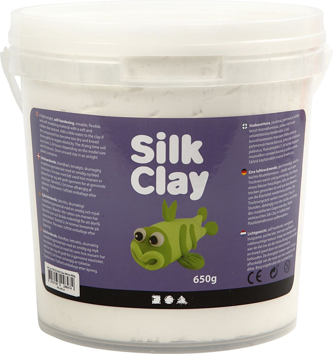 Silk clay https: www.cchobby.nl silk-clayr-wit-650-gr-1-emmer