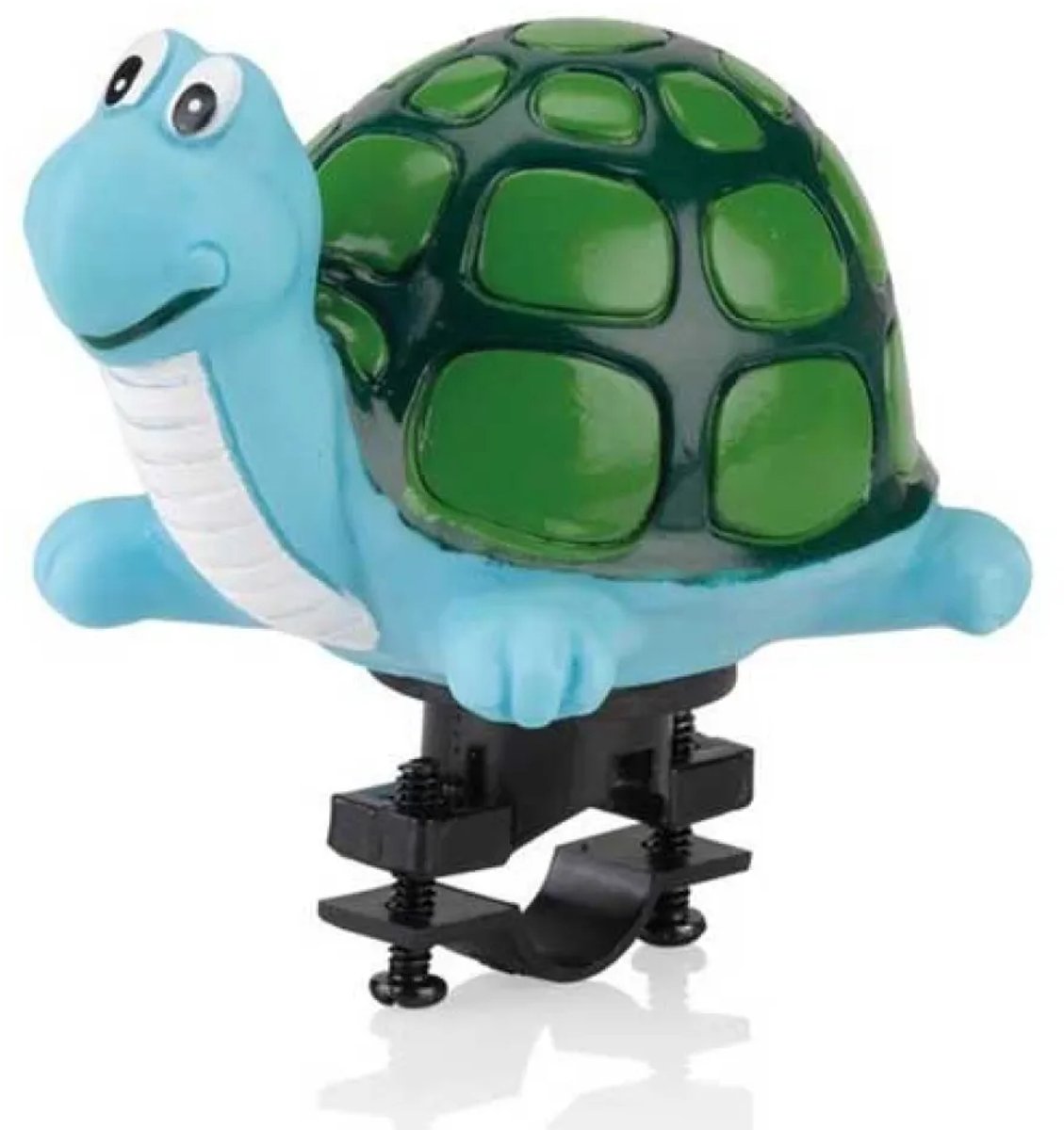 Xlc schildpad dd-h03 fietstoeter - kinderfiets - blauw groen - 25,4 mm