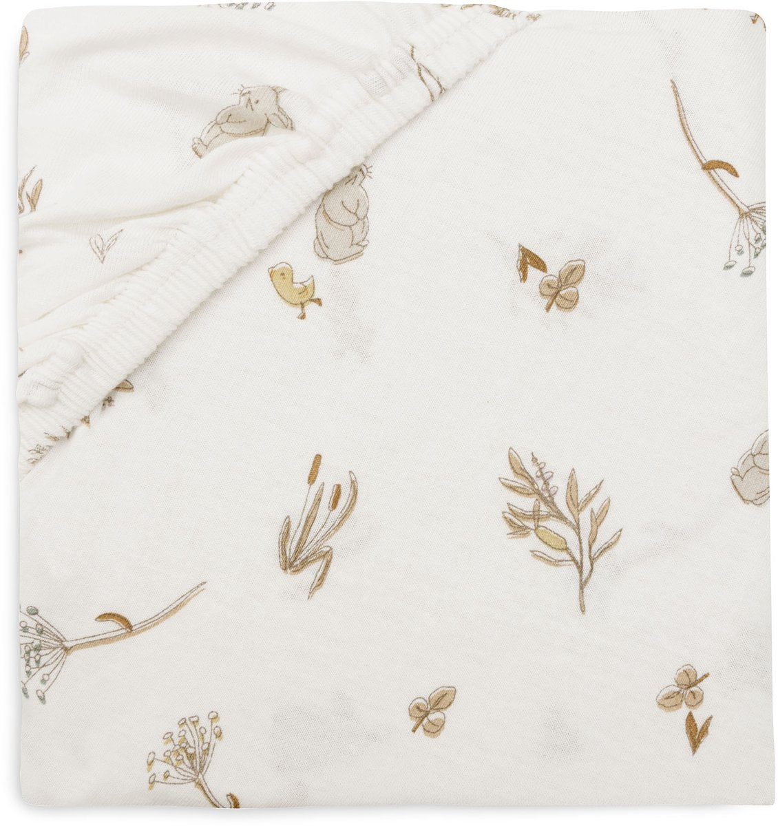 Jollein baby - hoeslaken jersey 60x120cm - ledikant babybed - zacht katoen - riverside