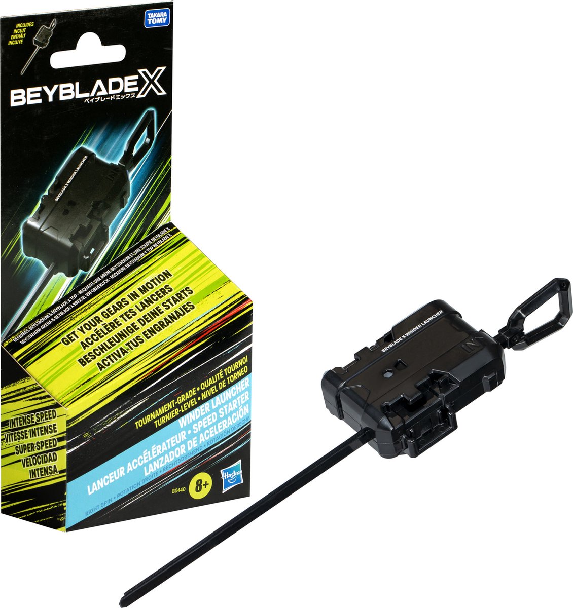 Beyblade x official winder launcher