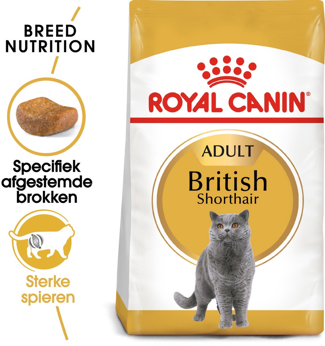 Royal canin british shorthair adult - kattenvoer - 2 kg - brits korthaar