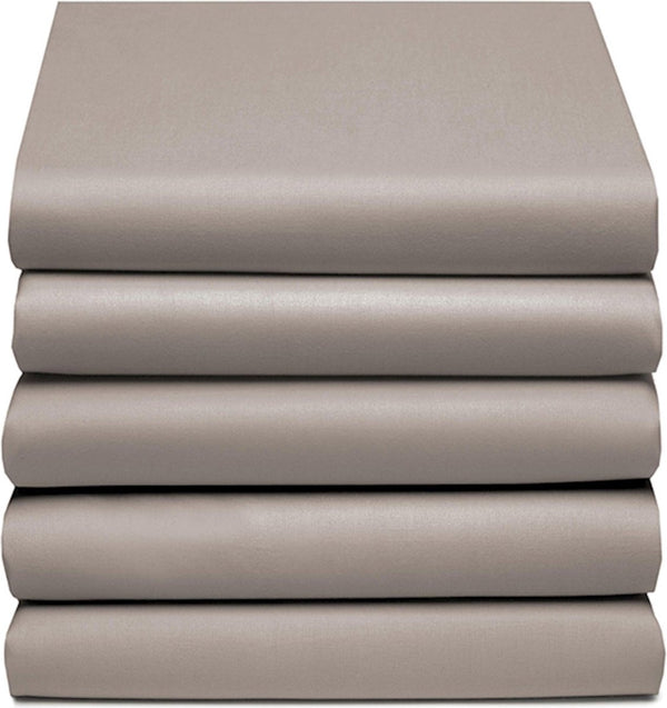 Cinderella weekend - topper hoeslaken (tot 15 cm) - katoen - 160x200 cm - taupe