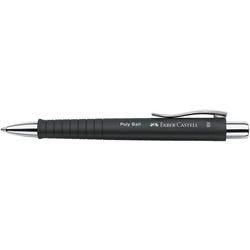 Balpen faber-castell 96081092 zwart poly ball
