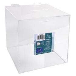 Box met deksel transparant 21cm