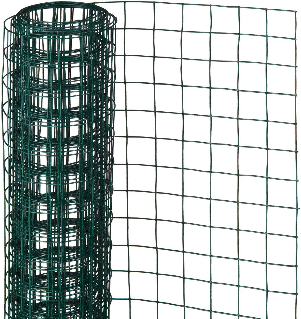 Nature - verzinkt staal gaas - 5 x 1m - groen - 12,7mm mazen