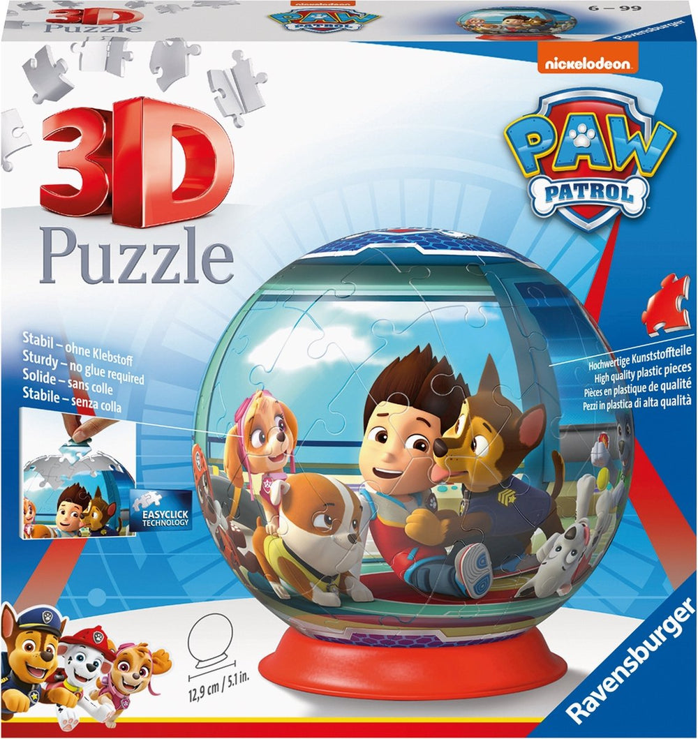 Ravensburger Paw Patrol Puzzleball - 3D Puzzle - 72 Pieces