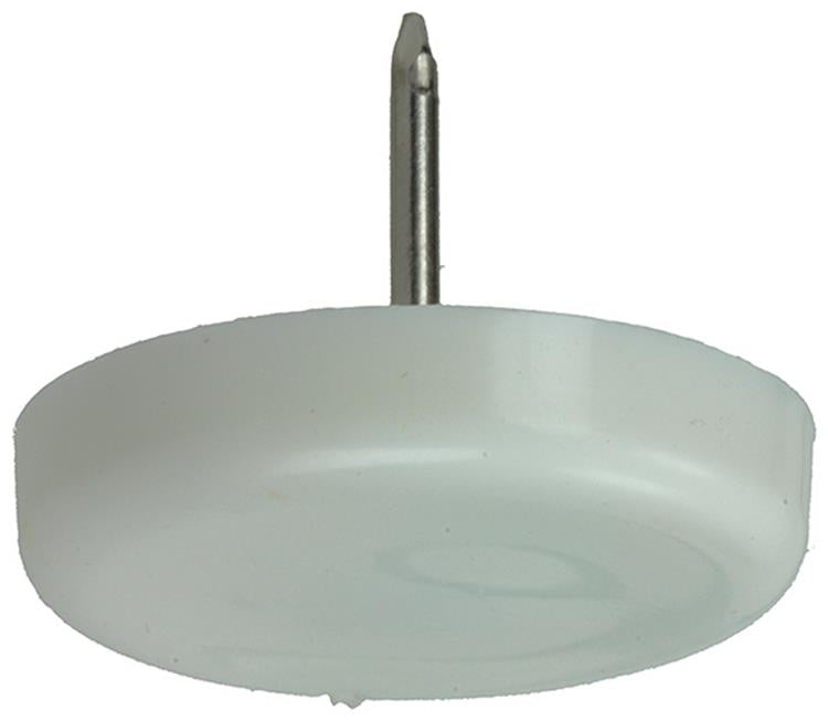 Mack 1047753 - stoelglijder nagel kunststof wit ø 28 mm 4 st pcs | 6 stuks