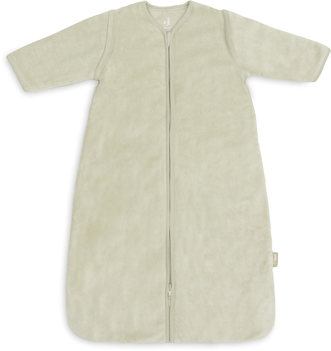 Jollein slaapzak met afritsbare mouw 90cm velvet soft matcha