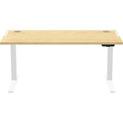 Levado sit-stand bureau maple 1800x800