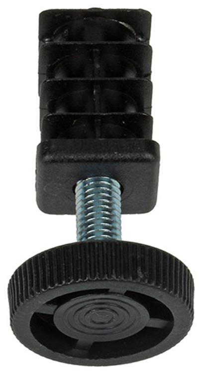 Mack 1047772 - regelbare insteekdop zwart 20 x 20 mm 2 st pcs | 6 stuks