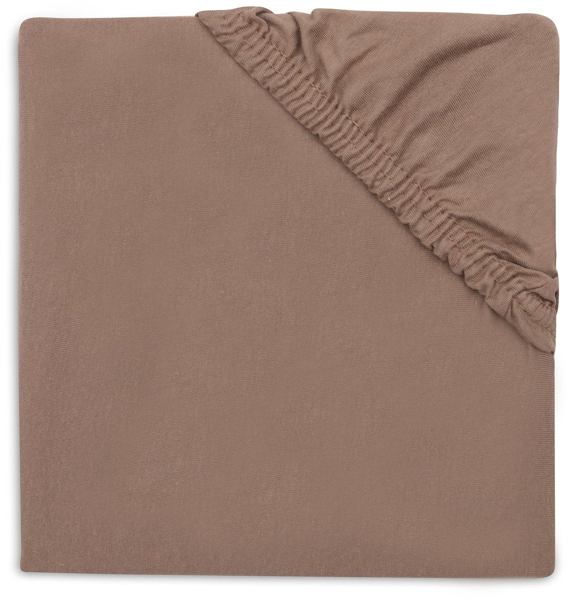 Jollein hoeslaken ledikant - 70 75x140 150cm - jersey - milky coffee