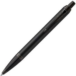 Parker im balpen | matzwart met zwart detail | medium punt met blauwe vulling | met geschenkdoos