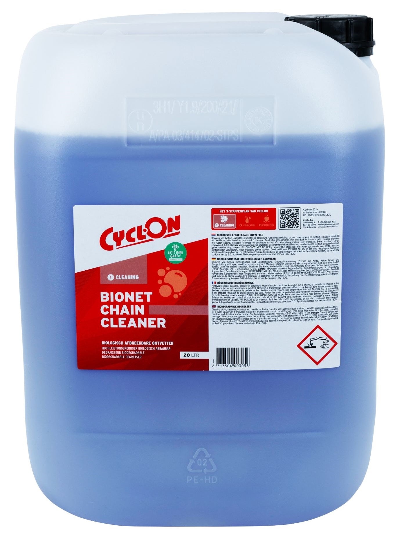 Cyclon plantaardige kettingreiniger 20 liter