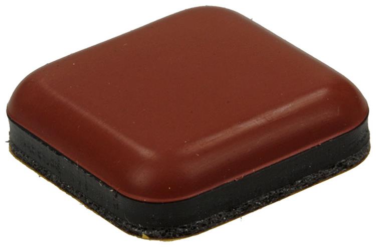Mack 1048762 - super glijpastille zelfklevendbruin 25 x 25 mm 4 st pcs | 12 stuks
