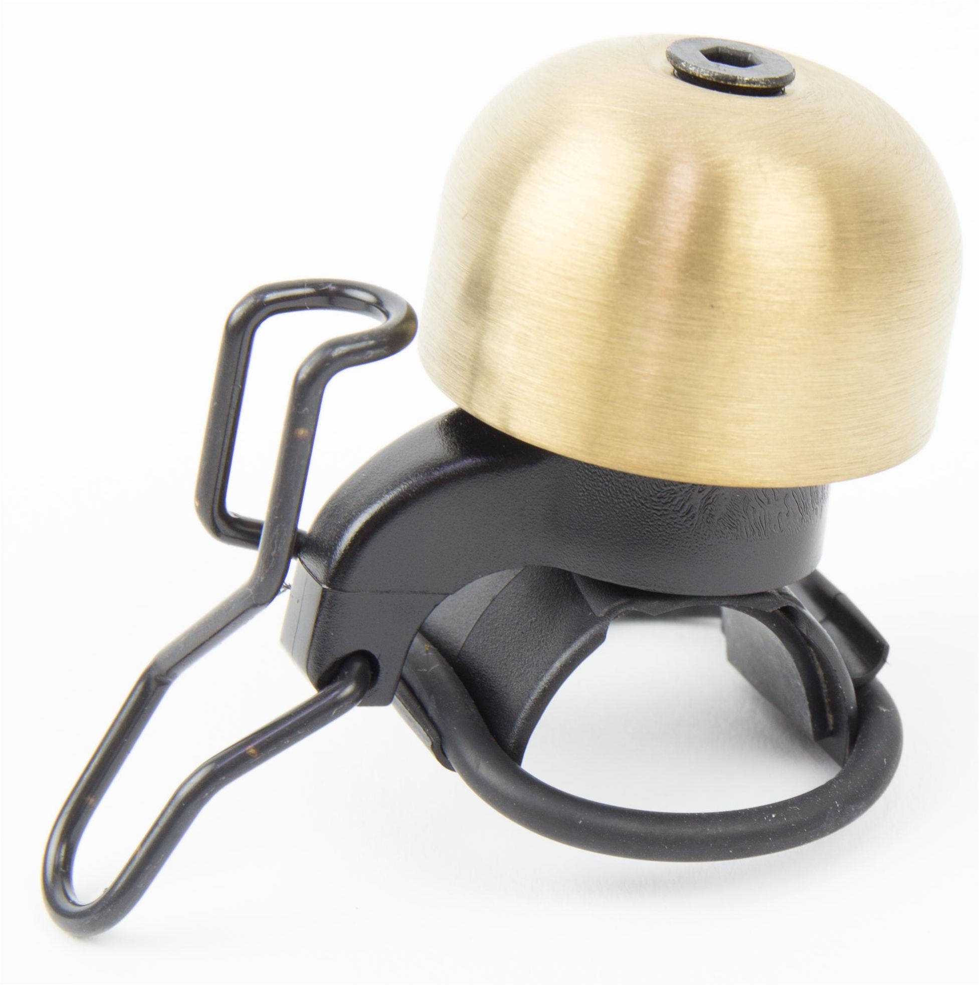 Qibbel widek paperclip bel xxl nieuwzilver pvd goud geheel zwart op kaart