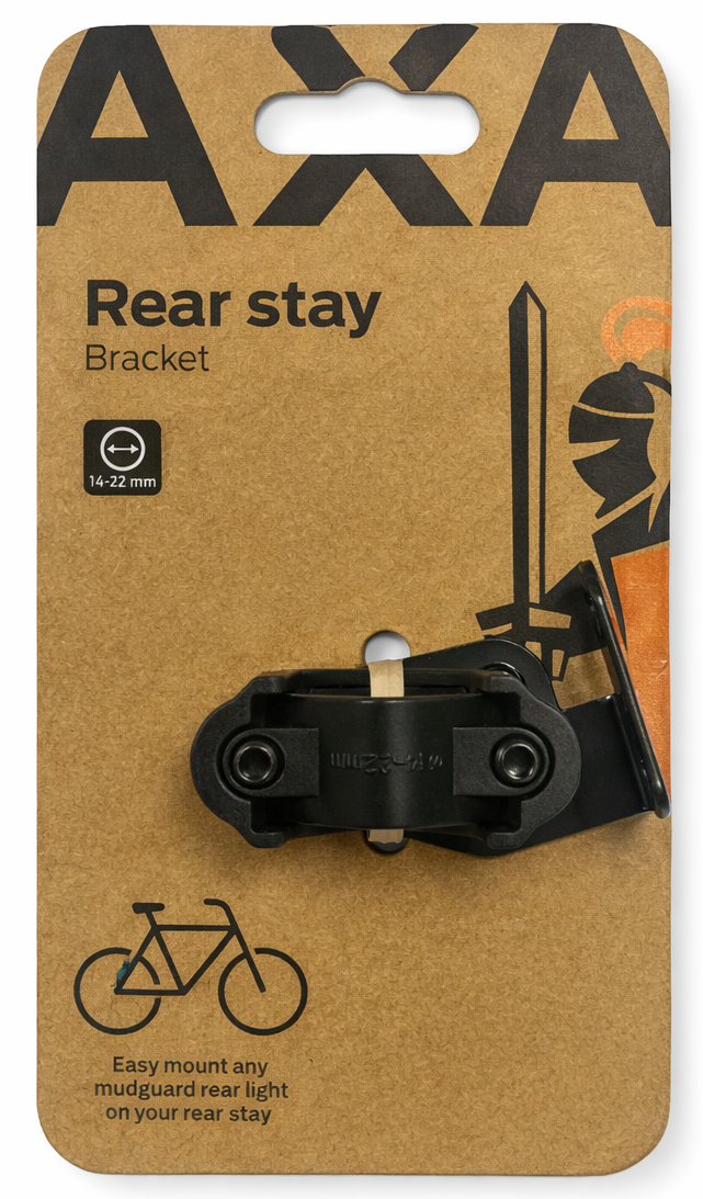 Axa achterlicht beugel - zwart