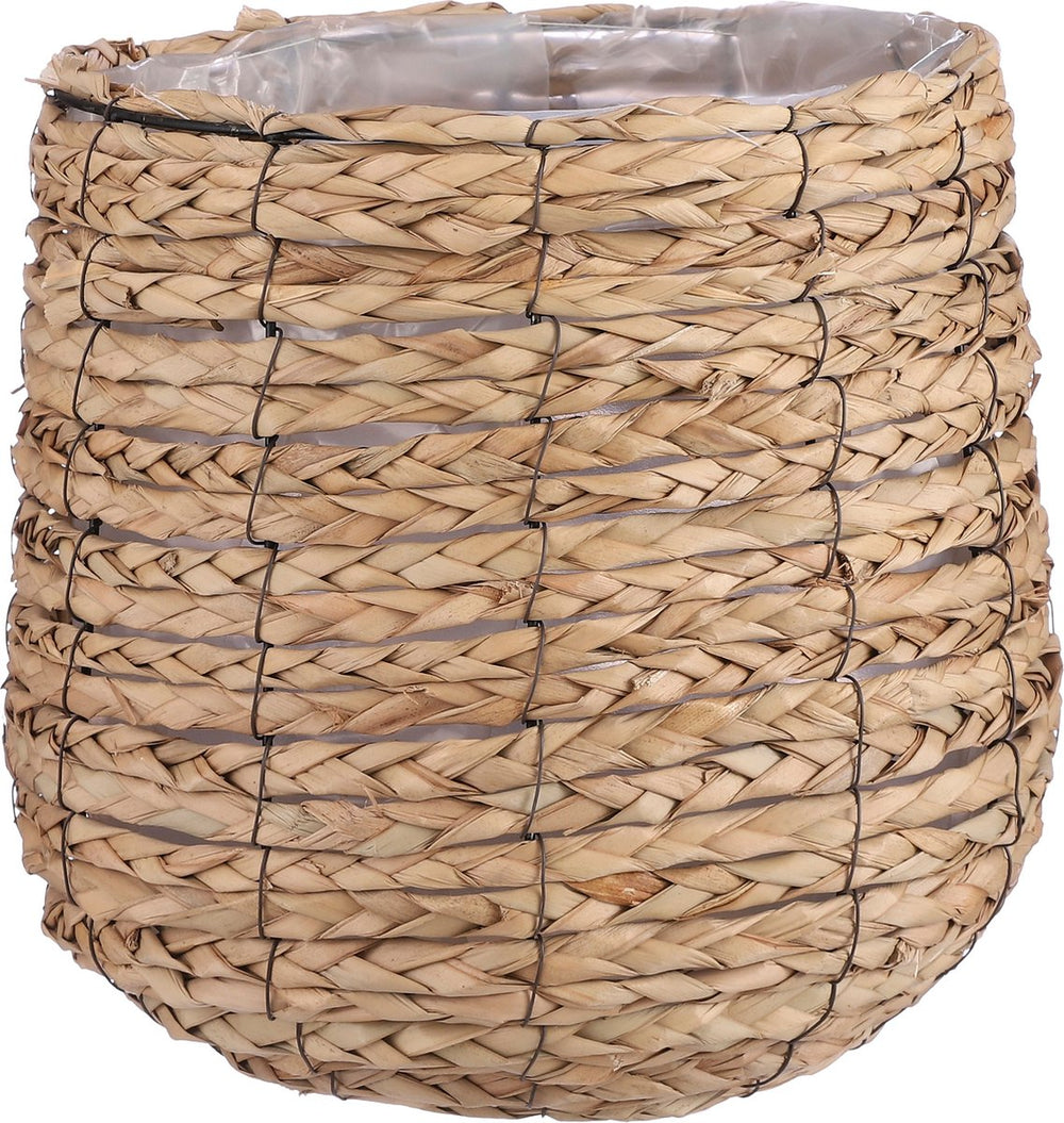 Mica decorations avalon ronde mand - h31 x ø30 cm - zeegras - bruin