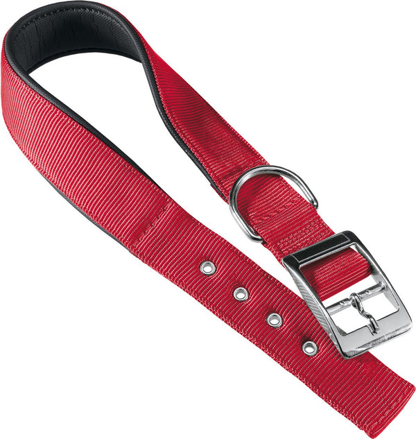 Ferplast halsband honden daytona 63 cm nylon rood