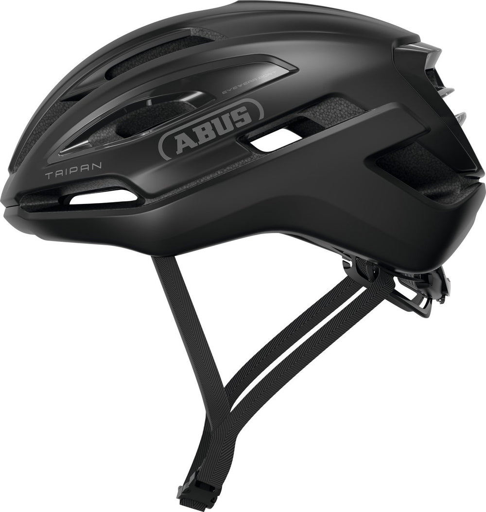 Abus fietshelm taipan velvet black l - 57-61 cm - zwart - geschikt voor gebruik op gravel bikes - 295 g