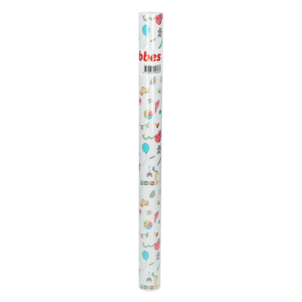 Lobbes inpakpapier speelgoed, 3mtr