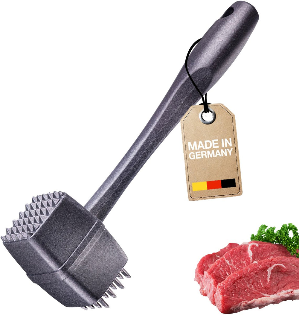 Westmark steakmaster black edition – dubbelzijdige vleeshamer steakhamer voor steak, bbq grillen – zware vleeshamer – antraciet