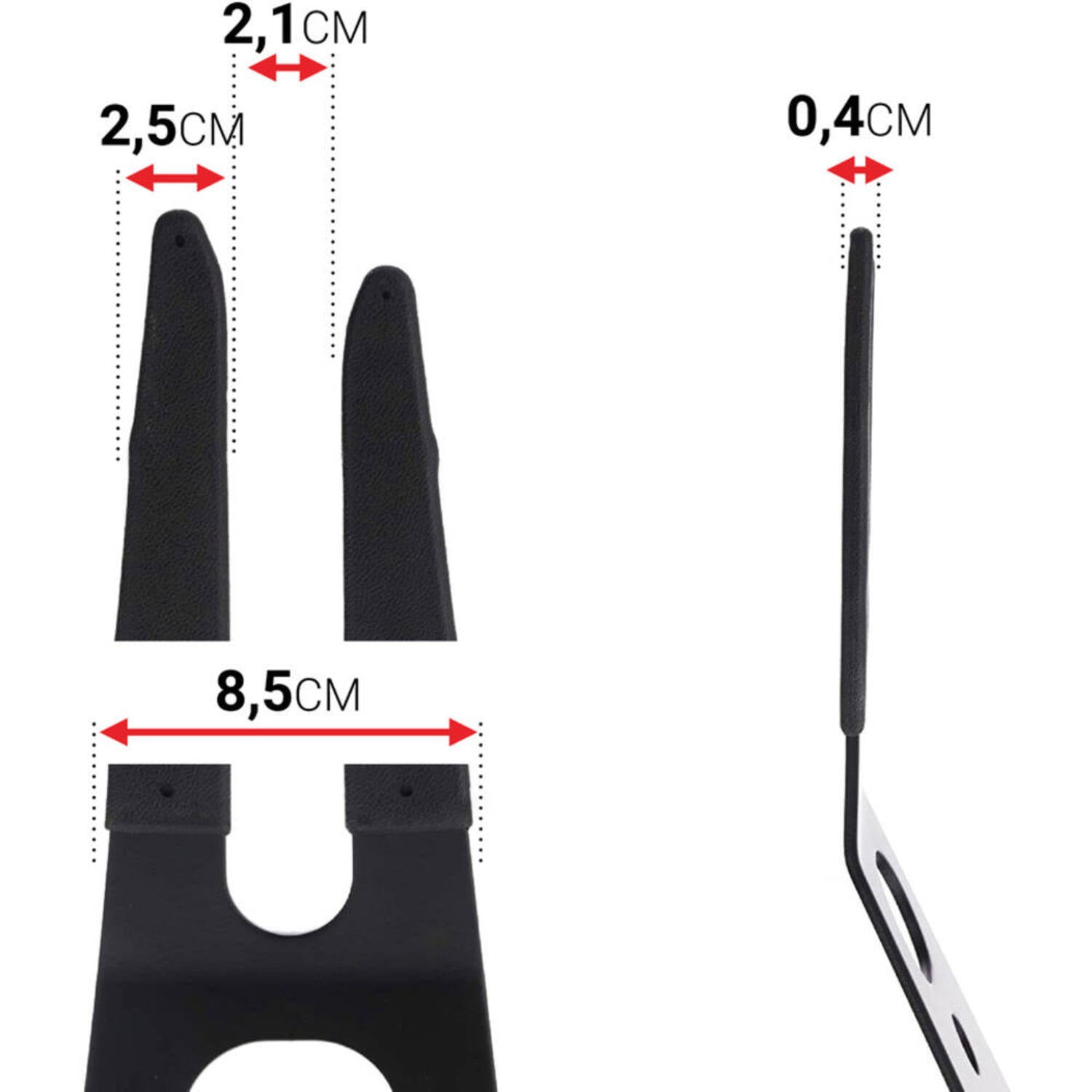 Trivio - fietsstandaard zwart staal