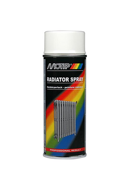 Motip 1051413 - radiatorspray wit spuitbus 400 ml | 1 stuks