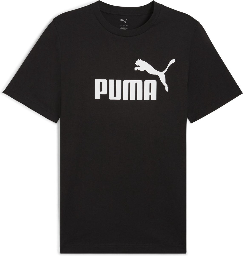 Puma ess no. 1 logo tee heren tshirt - black