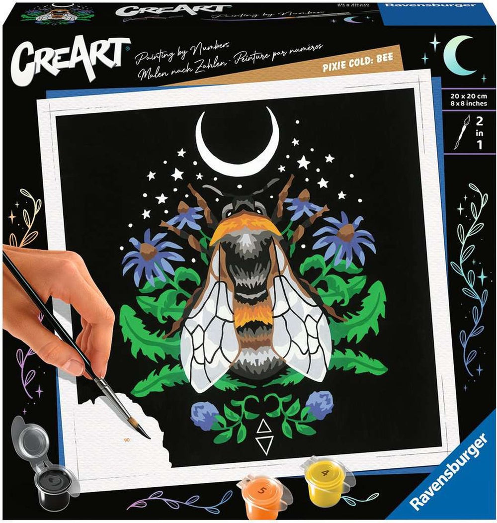 Ravensburger Pixie Cold Edition Bee - Paint by Numbers for Adults