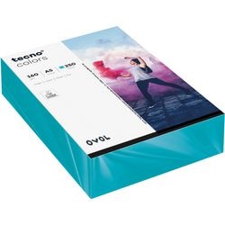 Gekleurd papier tecno a5 80 g m² blauw 500 vellen