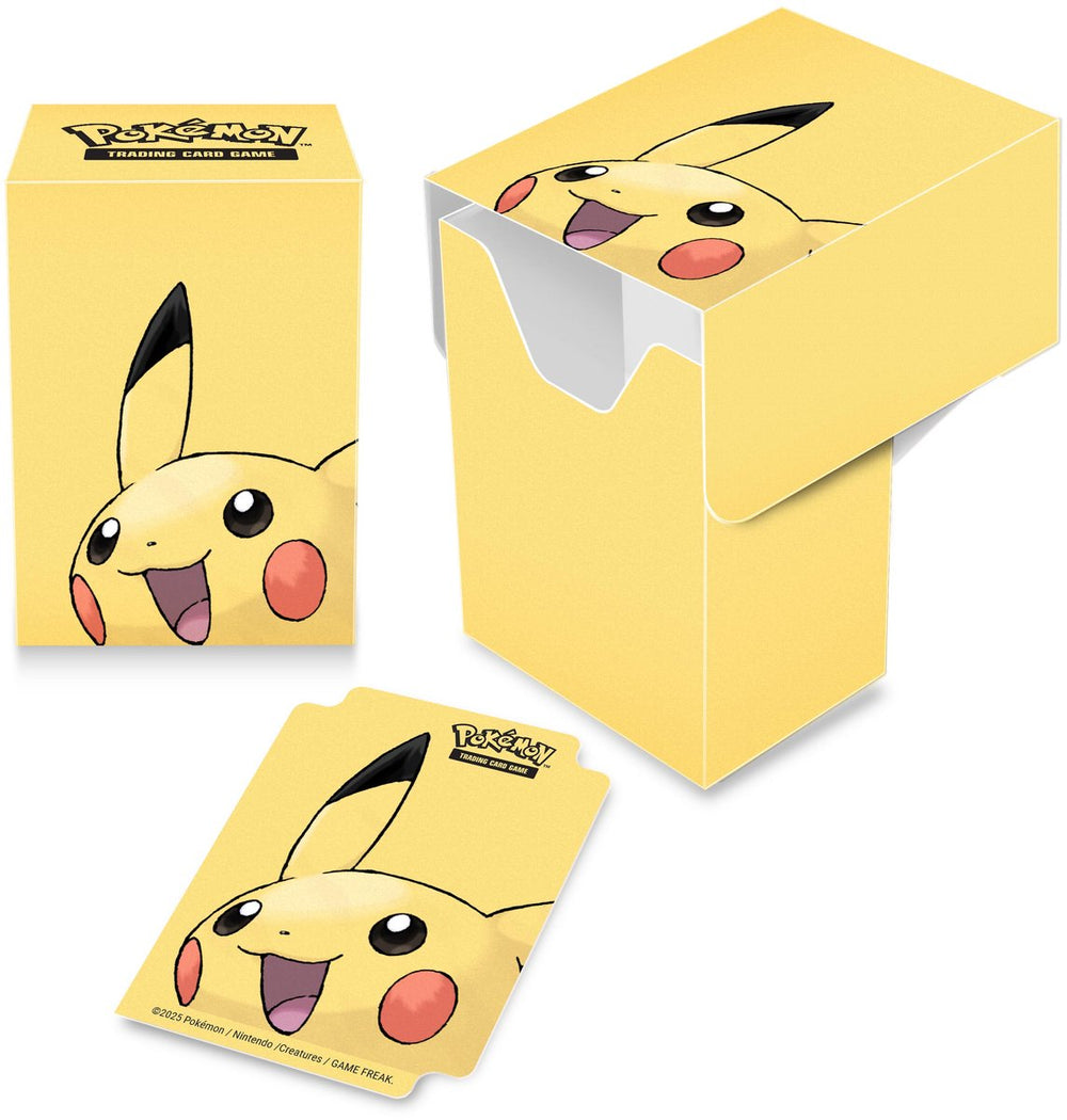 Ultrapro ultra pro - pokémon tcg - pikachu full view deck box - uk