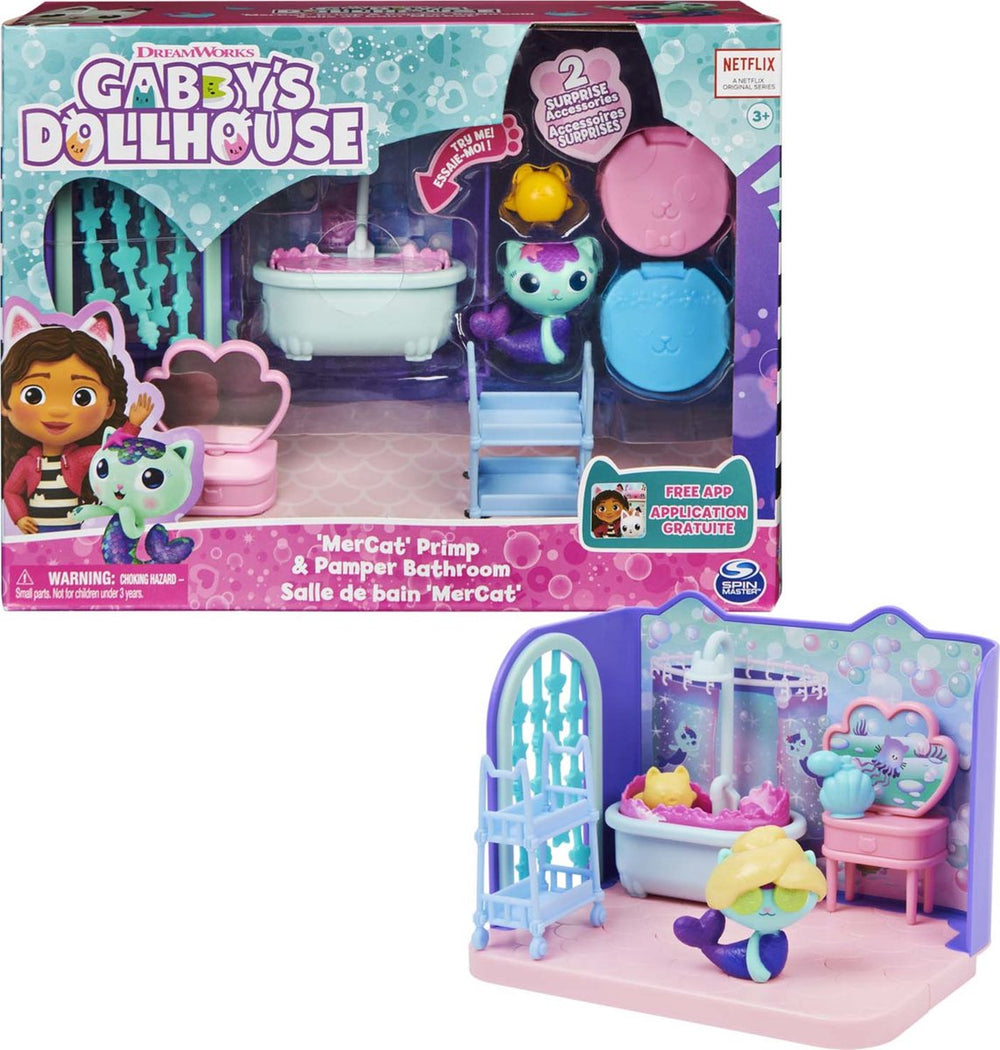 Spinmaster Gabby's poppenhuis - primp en verwenbadkamer