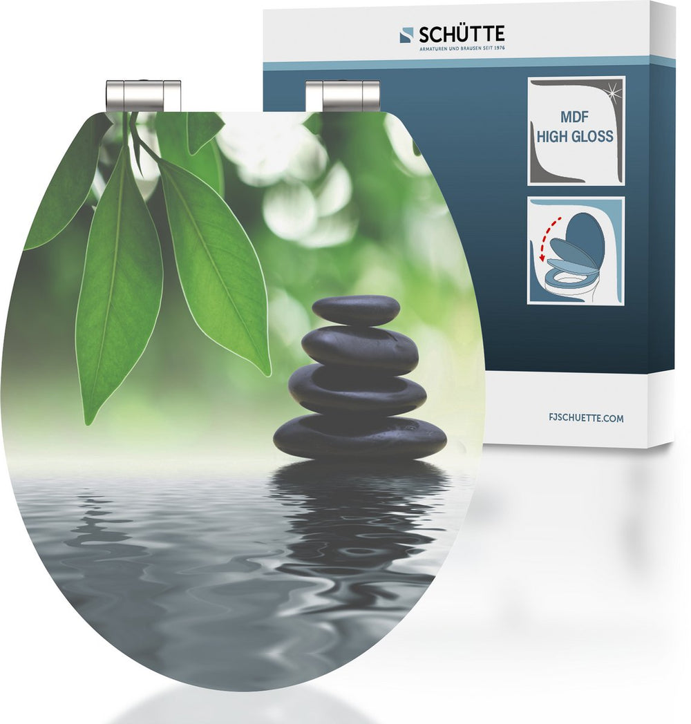 Schütte toiletbril met softclose oasis mdf hoogglans