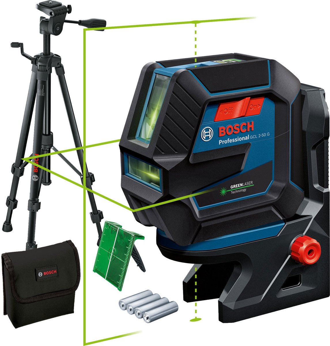 Bosch professional gcl 2-50 g professional combilaser | incl. bouwstatief