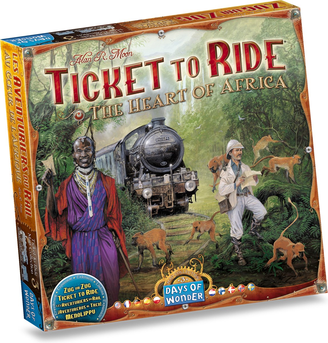 Days of wonder ticket to ride afrika bordspel