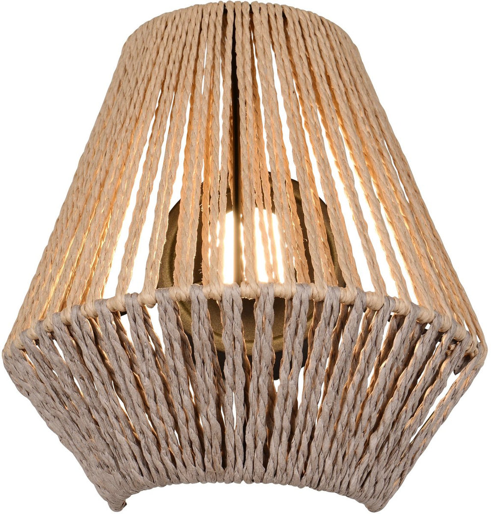 Rl live your light reality lira - wandlamp - naturel - incl. 1x smd 1,5 w - 4-stappen touch - usb-aansluiting - wandmontage - oplaadbaar - snoerloos
