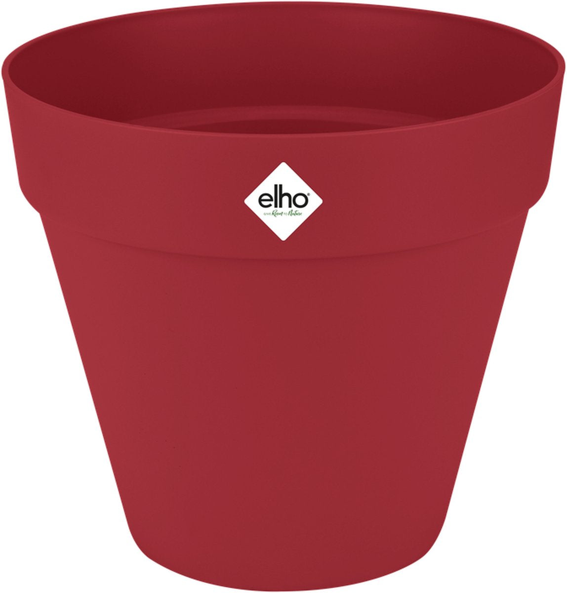 Elho loft urban rond 30 - bloempot voor buiten - ø 28.5 x h 26.0 cm - theater rood