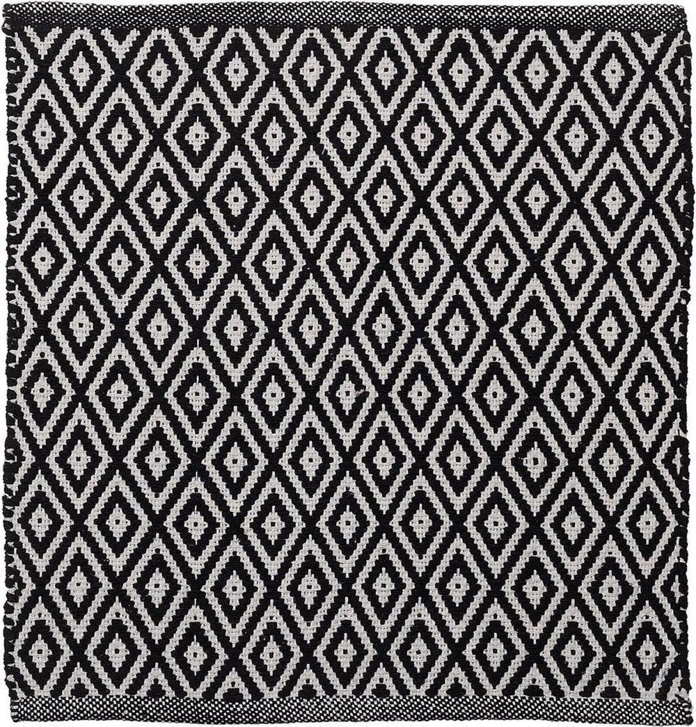Sealskin - trellis badmat 60x60 cm - katoen - zwart