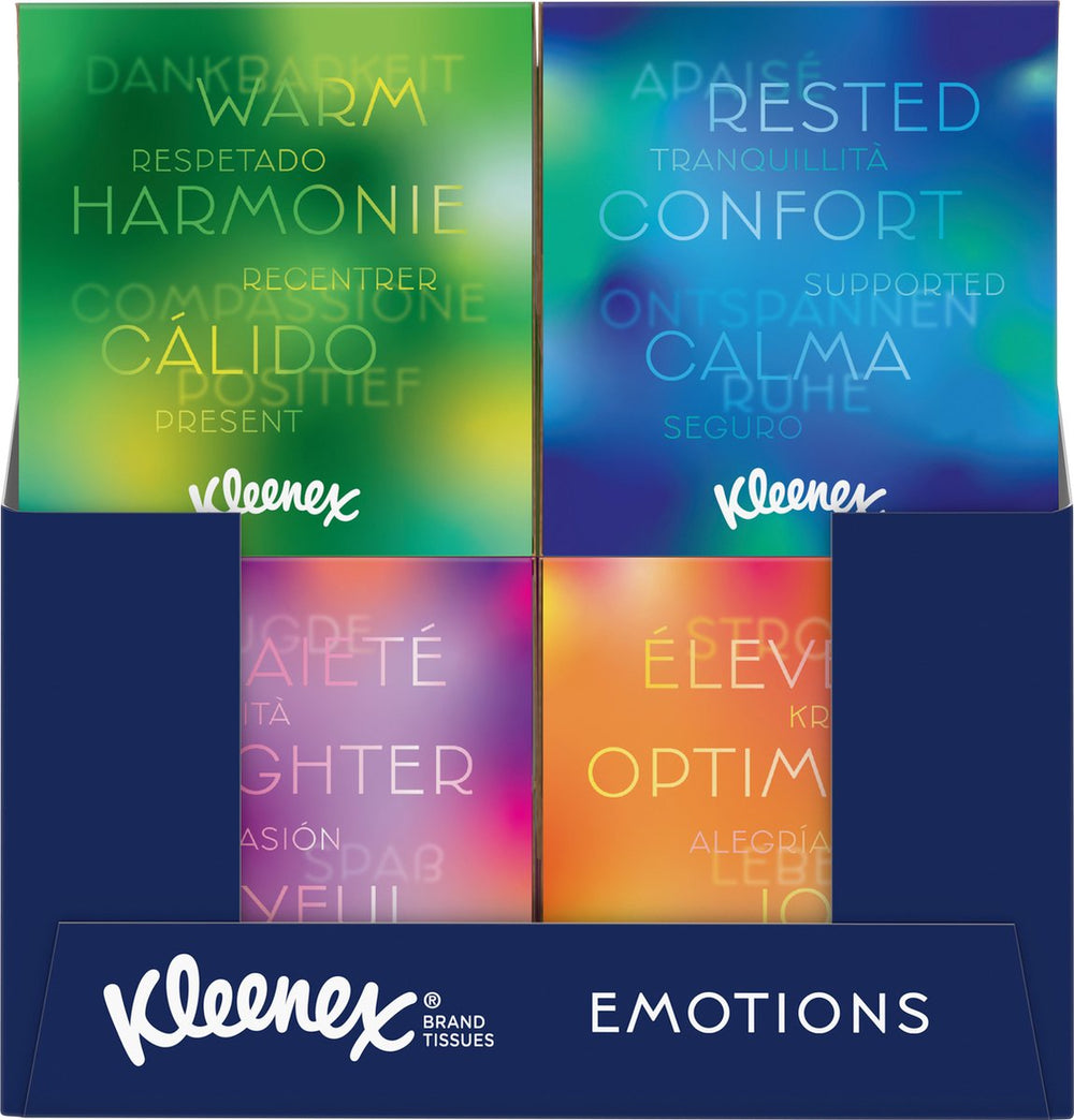 Kleenex tissues - collection box - voordeelverpakking - 12 x 48 stuks (576 zakdoekjes)
